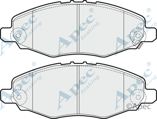 Brake Pad Set, disc brake (PAD1599)