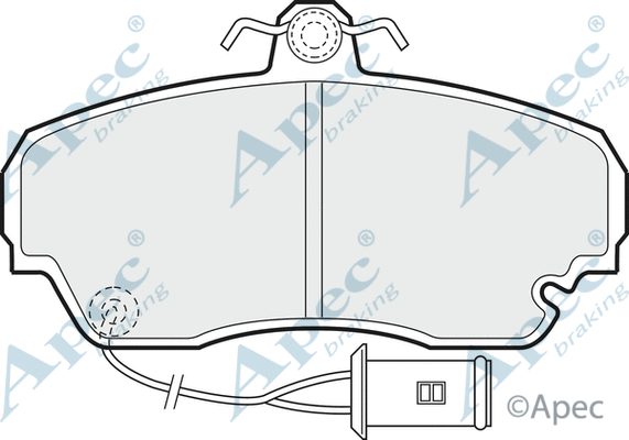Brake Pad Set, disc brake (PAD543)