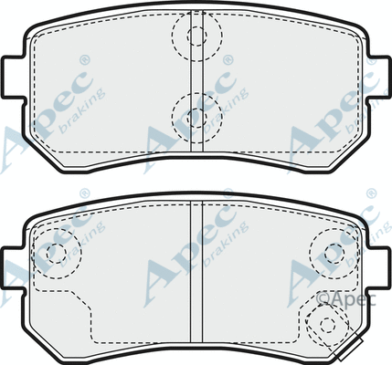 Brake Pad Set, disc brake (PAD1563)