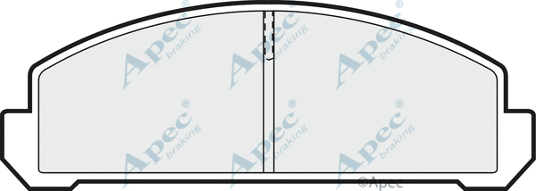 Brake Pad Set, disc brake (PAD307)