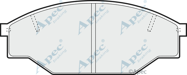 Brake Pad Set, disc brake (PAD833)