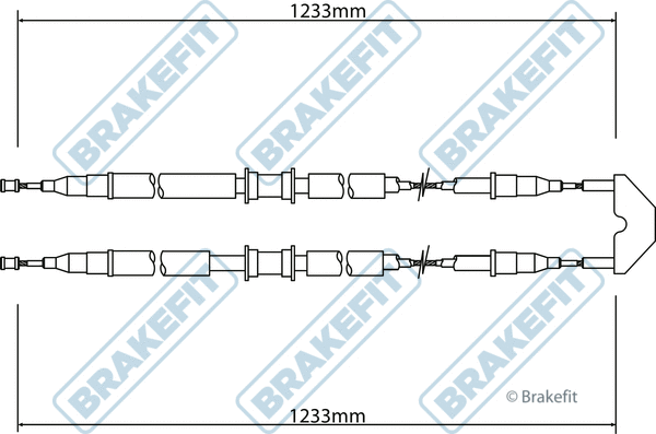 Cable Pull, parking brake (BBC3461)