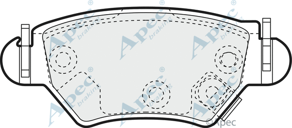 Brake Pad Set, disc brake (PAD1133)