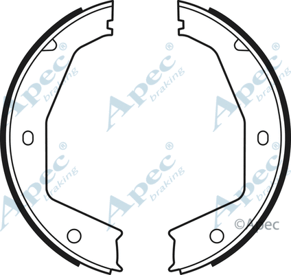 Brake Shoe Set, parking brake (SHU713)