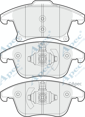 Brake Pad Set, disc brake (PAD1899)