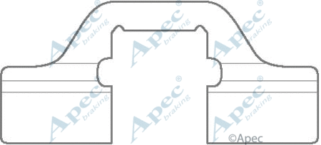 Accessory Kit, disc brake pad (KIT1134)