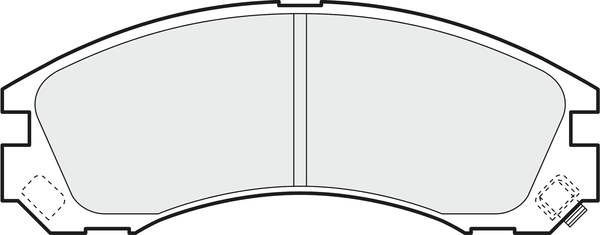 Brake Pad Set, disc brake (PD3173)