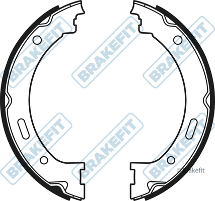 Brake Shoe Set, parking brake (BSH1131)