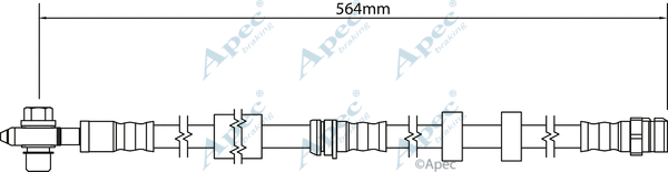 Brake Hose (HOS4293)