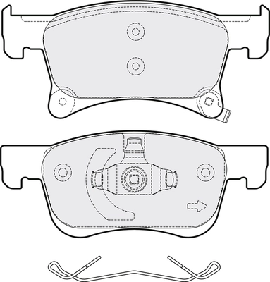 Brake Pad Set, disc brake (PD3752)