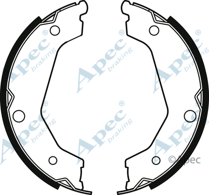 Brake Shoe Set, parking brake (SHU810)