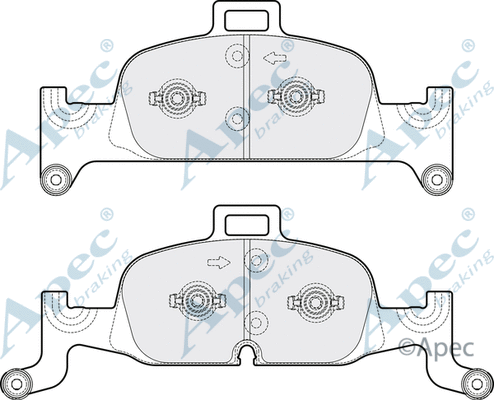 Brake Pad Set, disc brake (PAD2133)