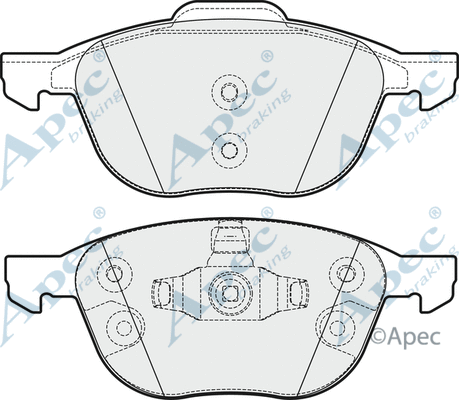 Brake Pad Set, disc brake (PAD1821)