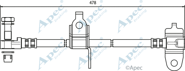 Brake Hose (HOS3556)