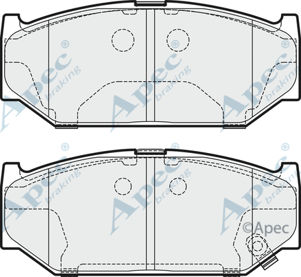 Brake Pad Set, disc brake (PAD1892)