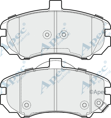 Brake Pad Set, disc brake (PAD1642)