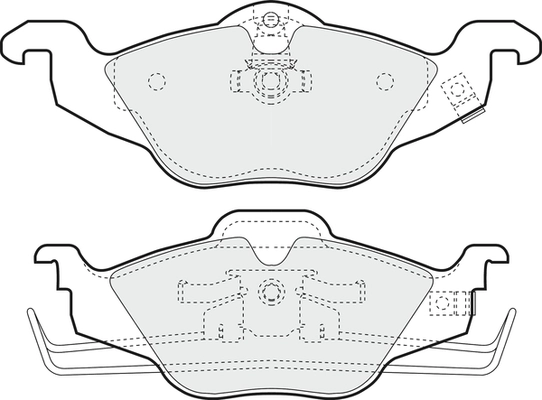 Brake Pad Set, disc brake (PD3038)