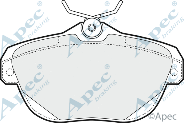 Brake Pad Set, disc brake (PAD1594)