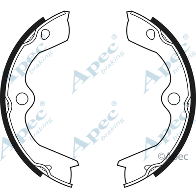 Brake Shoe Set, parking brake (SHU662)