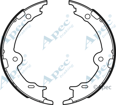 Brake Shoe Set, parking brake (SHU793)