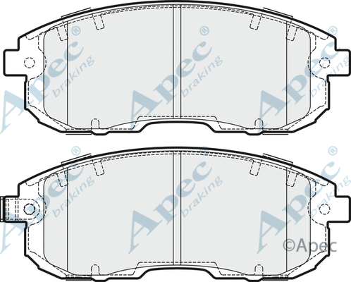 Brake Pad Set, disc brake (PAD1756)