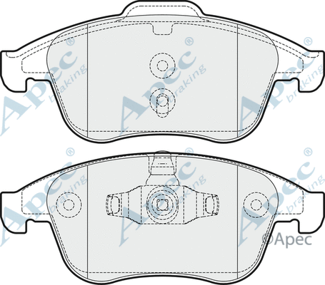 Brake Pad Set, disc brake (PAD1713)