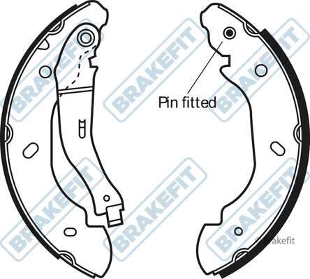 Brake Shoe Set (BSH1028)