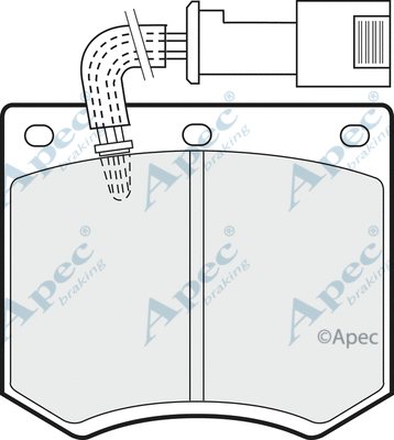 Brake Pad Set, disc brake (PAD556)