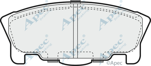 Brake Pad Set, disc brake (PAD992)
