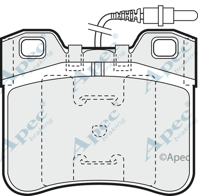 Brake Pad Set, disc brake (PAD647)