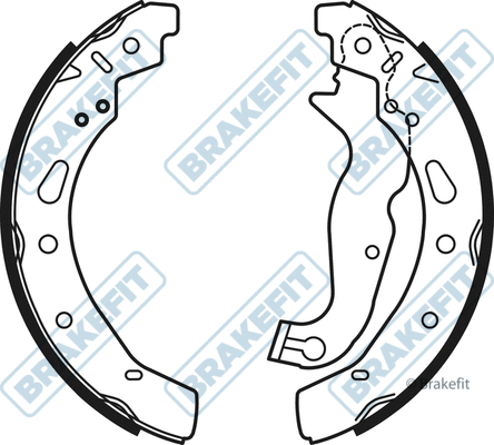 Brake Shoe Set (BSH1086)