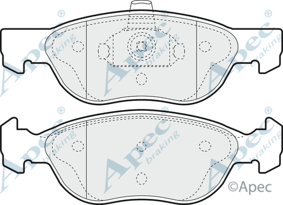 Brake Pad Set, disc brake (PAD1114)