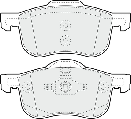 Brake Pad Set, disc brake (PD3044)