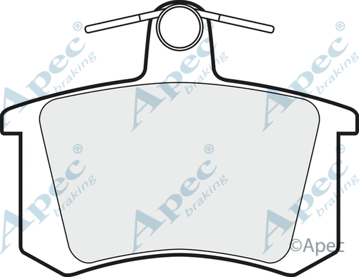 Brake Pad Set, disc brake (PAD827)