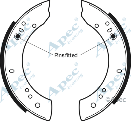 Brake Shoe Set (SHU271)