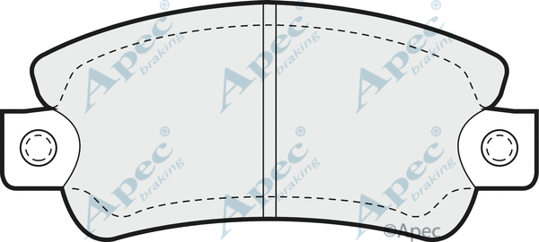Brake Pad Set, disc brake (PAD417)