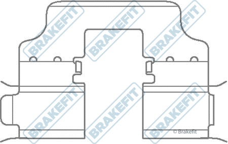 Accessory Kit, disc brake pad (BKT1059)