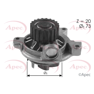 Water Pump, engine cooling (AWP1077)