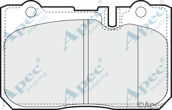 Brake Pad Set, disc brake (PAD1049)
