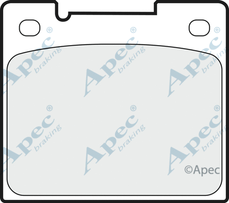Brake Pad Set, disc brake (PAD726)