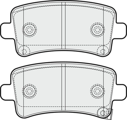 Brake Pad Set, disc brake (PD3258)