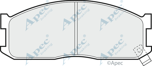 Brake Pad Set, disc brake (PAD534)