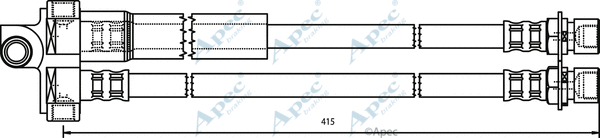 Brake Hose (HOS3357)