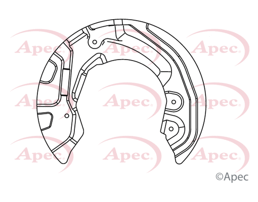 Splash Guard, brake disc (ASG1018)