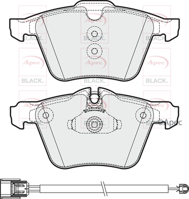 Brake Pad Set, disc brake (PAD1985B)