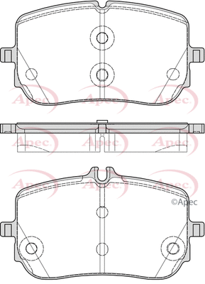 Brake Pad Set, disc brake (PAD2414)