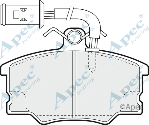 Brake Pad Set, disc brake (PAD697)