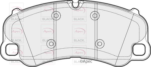Brake Pad Set, disc brake (PAD2019B)