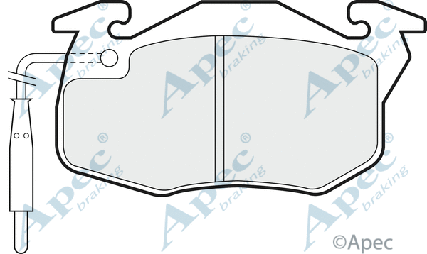 Brake Pad Set, disc brake (PAD713)