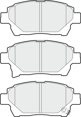 Brake Pad Set, disc brake (PD3581)